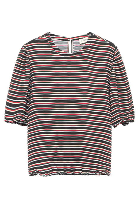 ROUND COLLAR PRINTED SHORT TOP ZAC 4