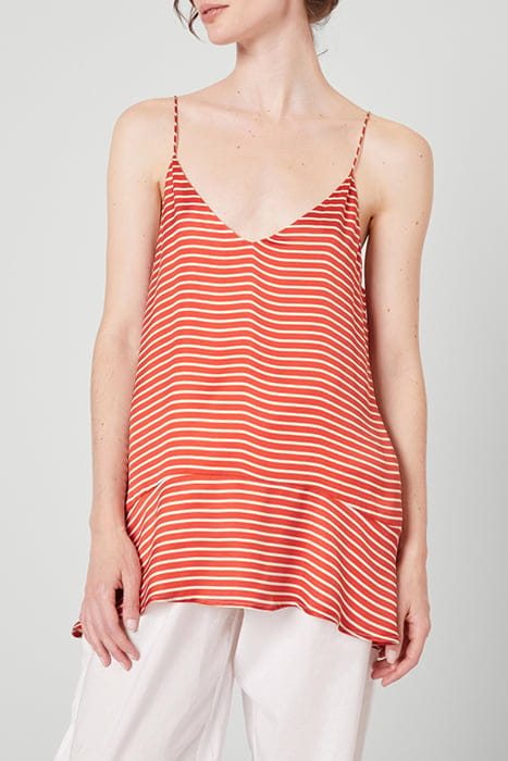 V COLLAR PRINTED TOP CABANON 1