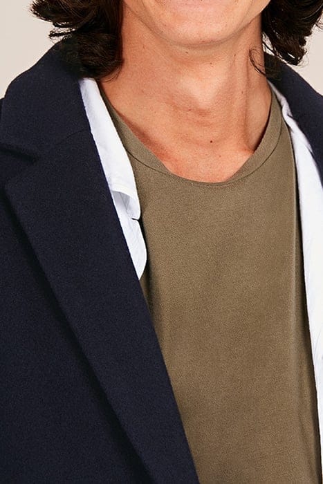 LONG SLEEVES-MID LENGTH COAT NAVY 4