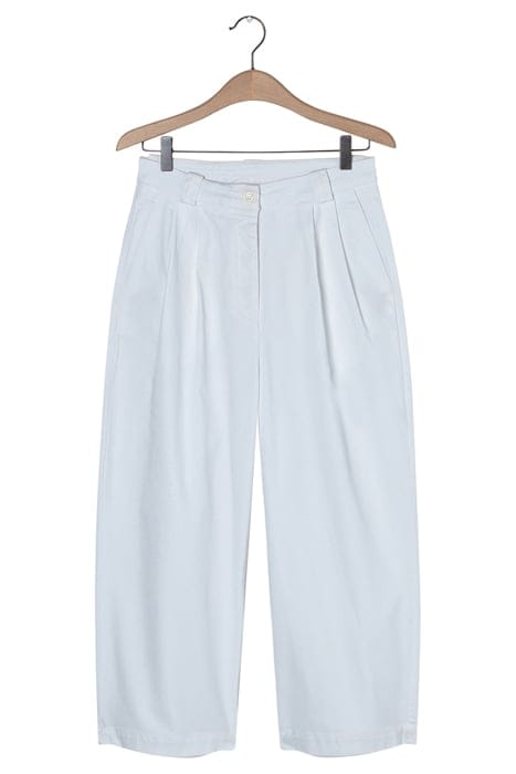 WIDE CHINO TROUSERS NACRE 4