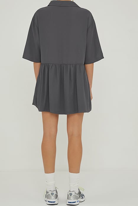 LOOSE MINI DRESS ZINC 2