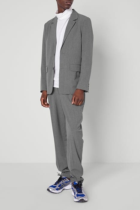 SHORT STRAIGHT BLAZER CENDRE CHINE 1