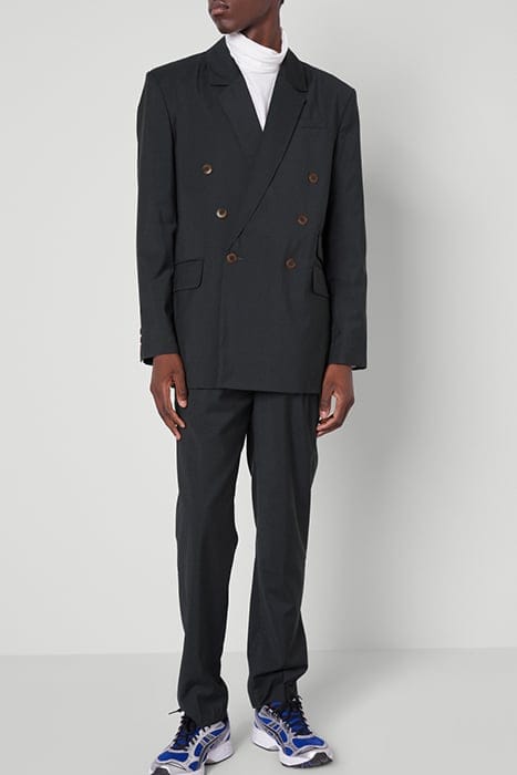 LOOSE DOUBLE-BREASTED BLAZER CARBONE 3