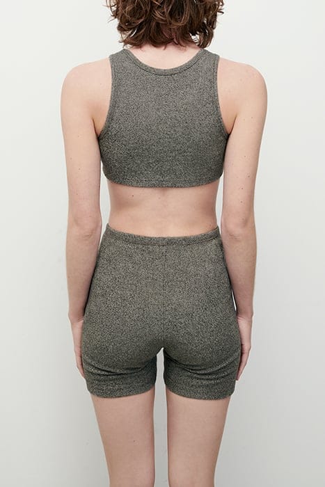 U-NECK BRA WITH SHOULDER STRAPS GRIS CHINE 2