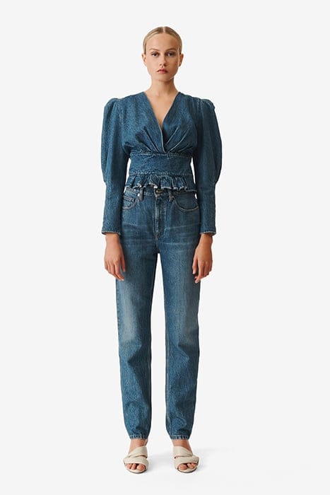 BROOKE STRAIGHT IN BLUE DENIM 1
