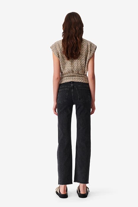 LOTTI FLARED IN SMOKE GREY 2