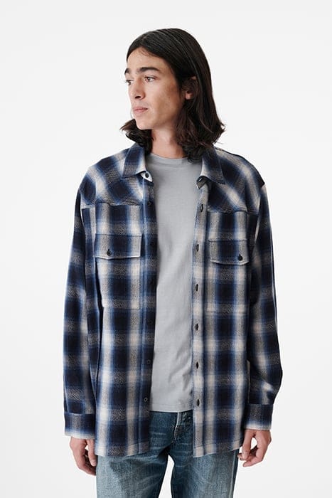 SOUBA LIGHT JACKET IN BLUE/WHITE 1