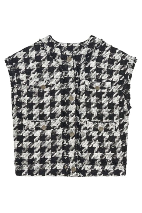 LILOUS VEST IN BLACK/WHITE 4
