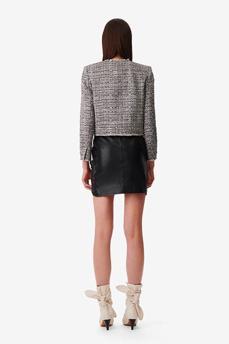 ZICO CROPPED JACKET IN SILVER 3