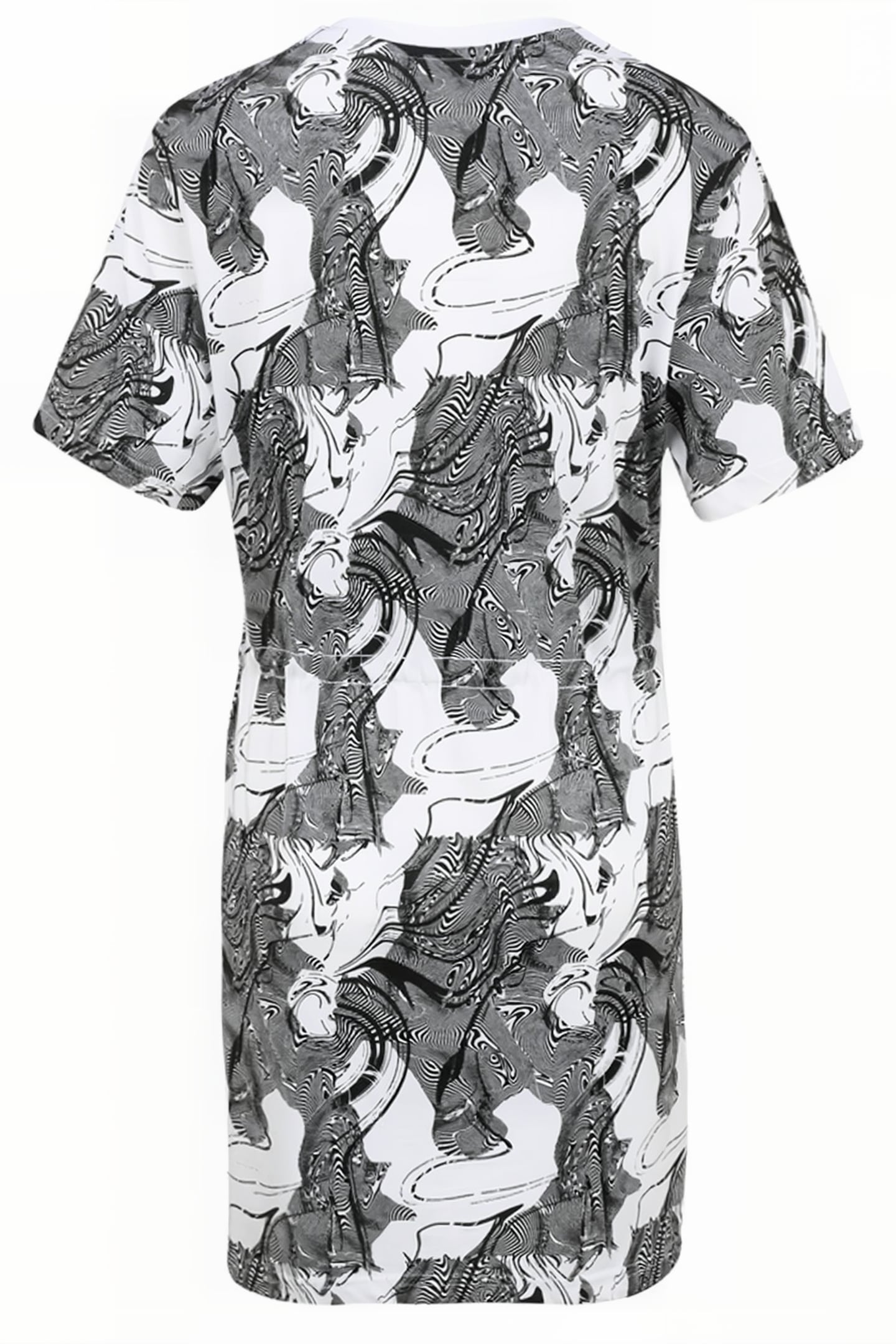 DIAH AOP TEE DRESS NORMAL FIT BRIGHT WHITE ALLOVER 2