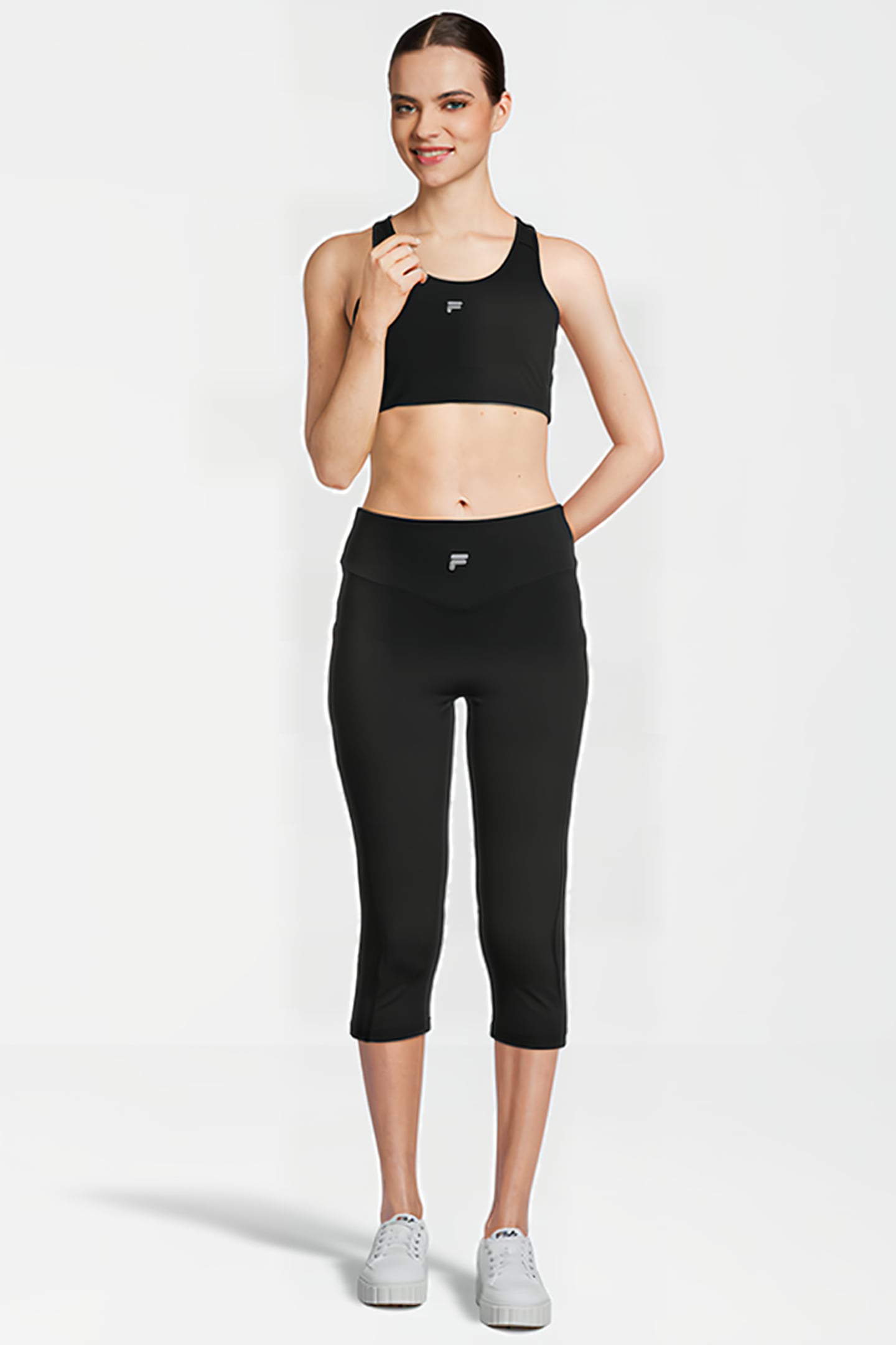 ROMANIA HIGH WAIST 3/4 TIGHTS BLACK 3