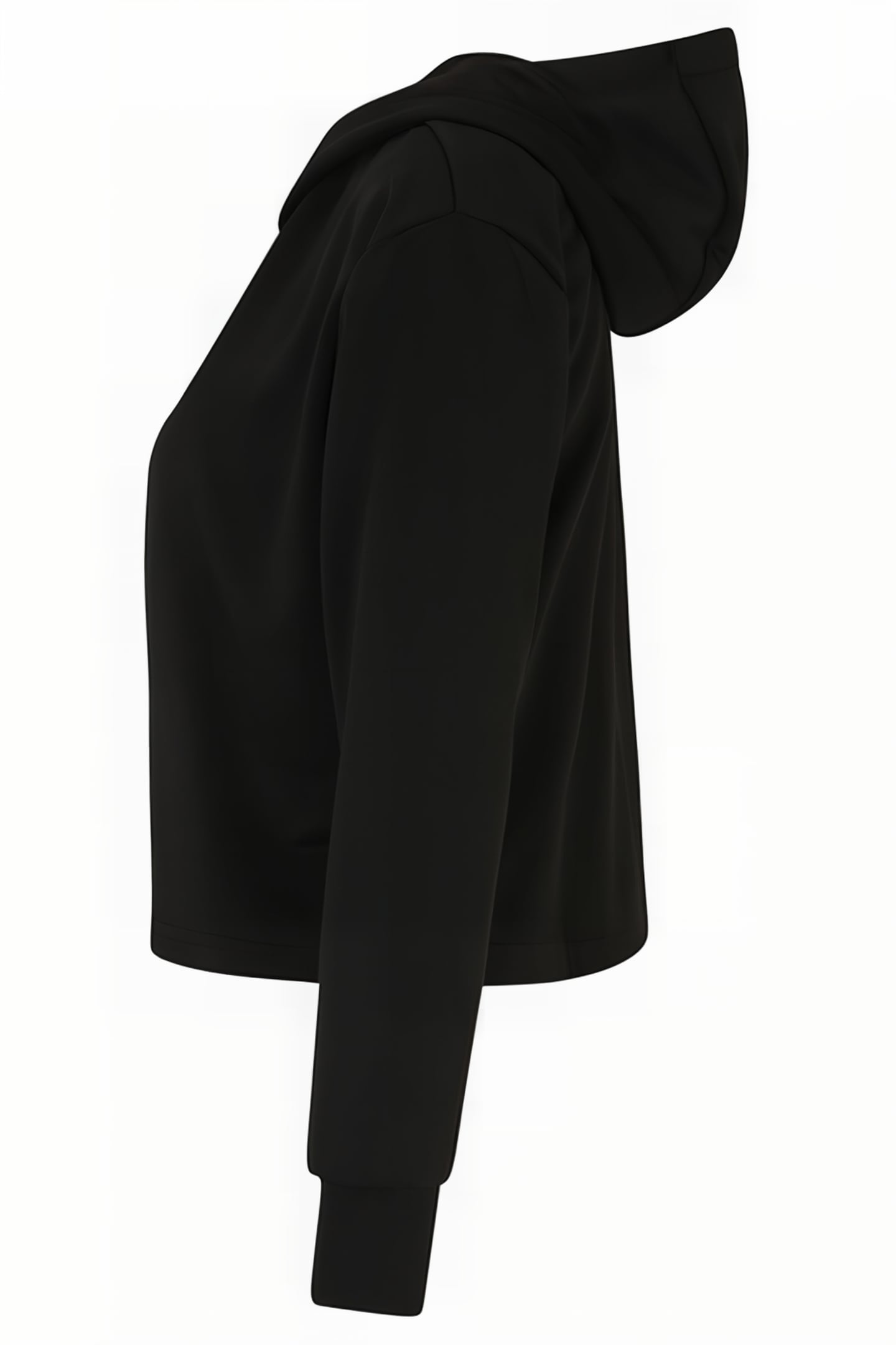 RHEINE CROPPED HOODY BLACK 6