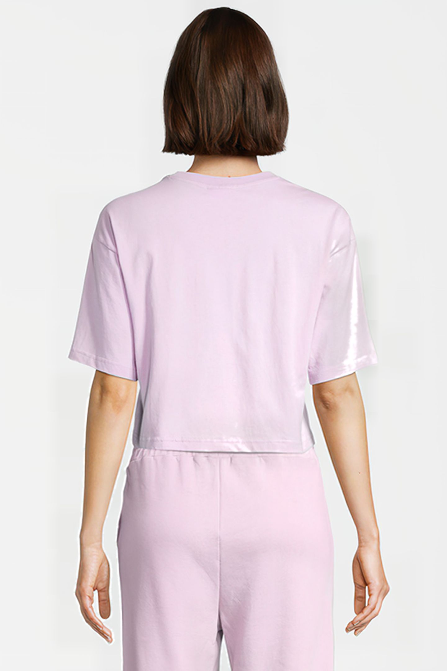 BOTHEL CROPPED GRAPHIC TEE FAIR ORCHID 2