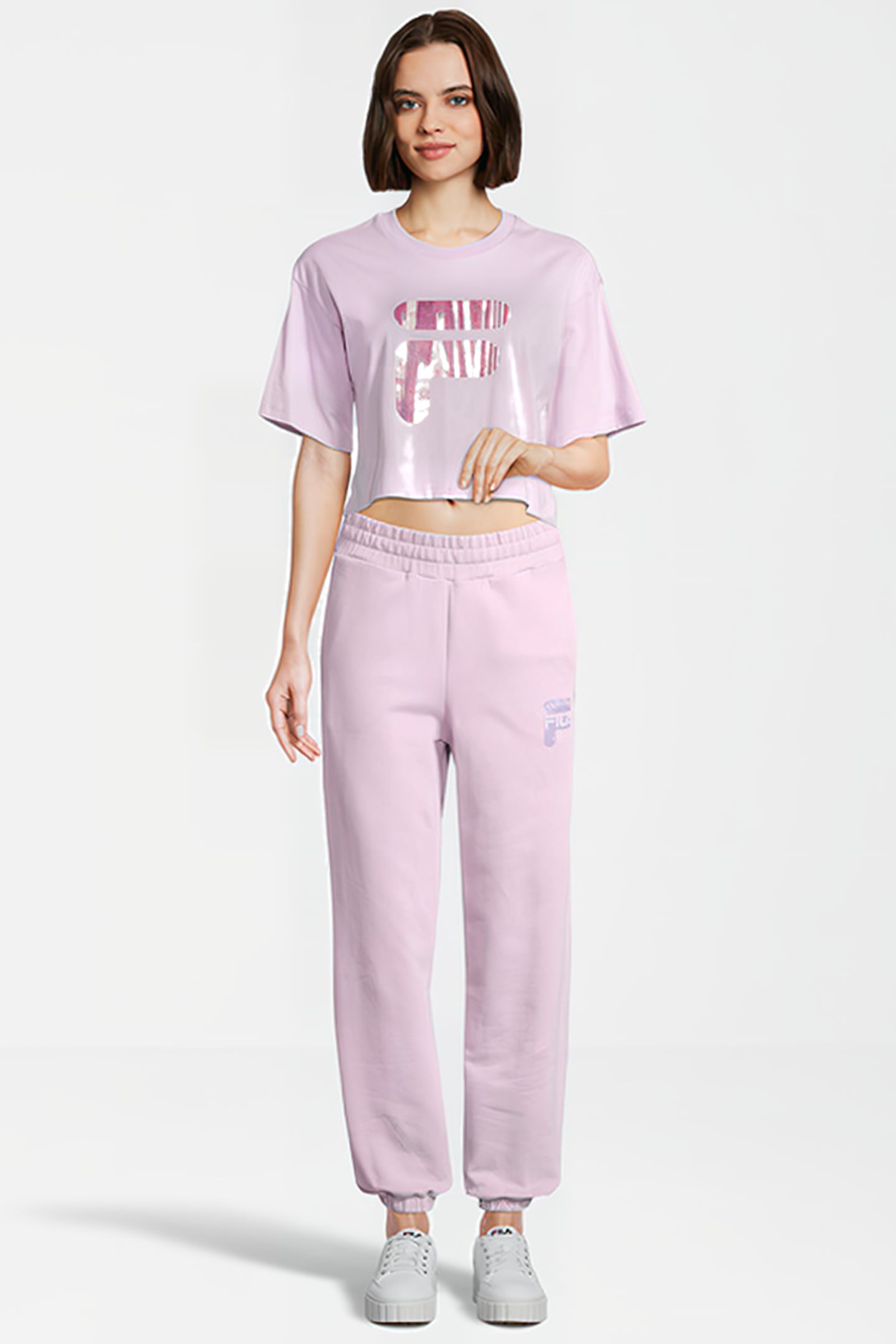 BOTHEL CROPPED GRAPHIC TEE FAIR ORCHID 3