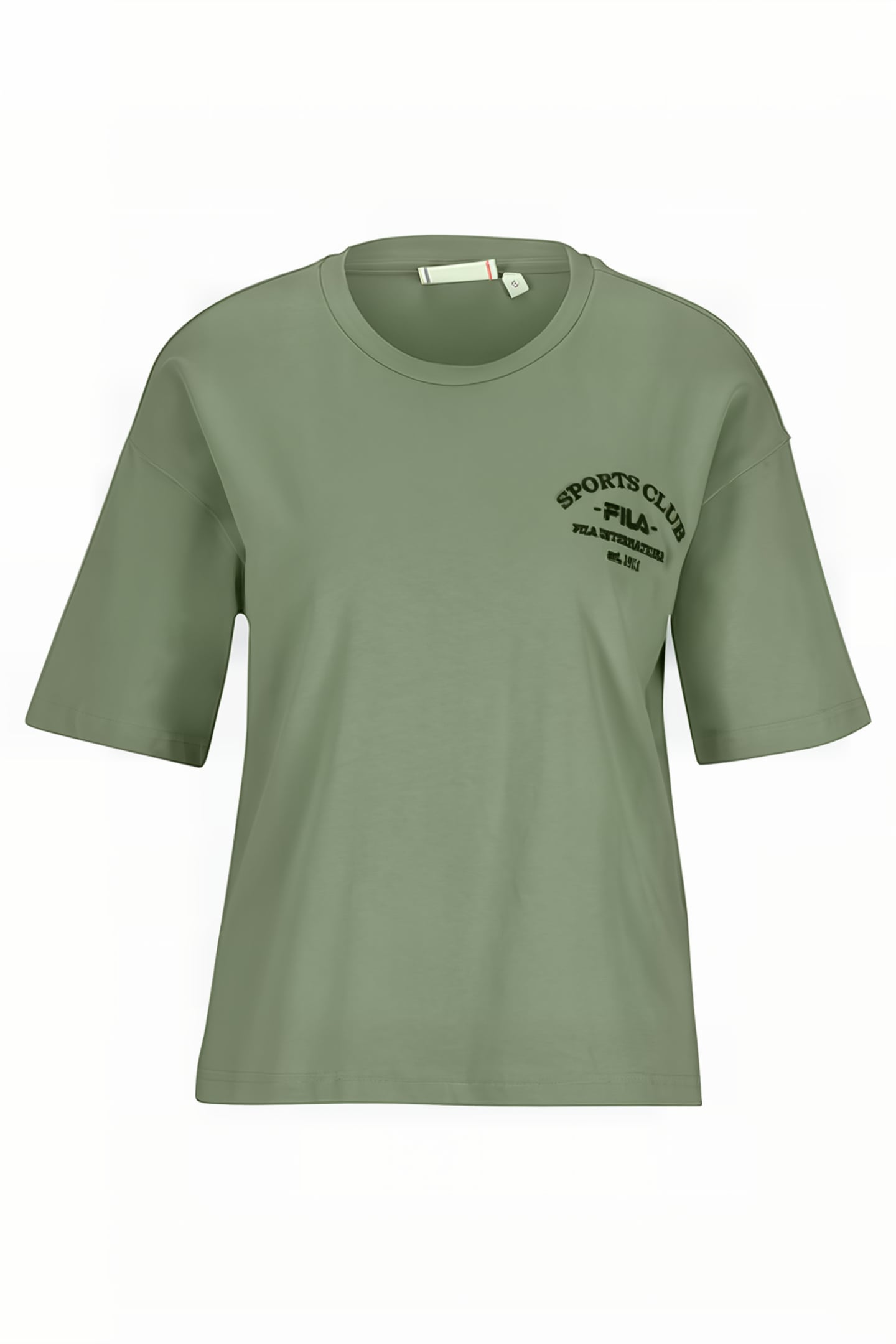 BOMS LOOSE FIT TEE OIL GREEN 1