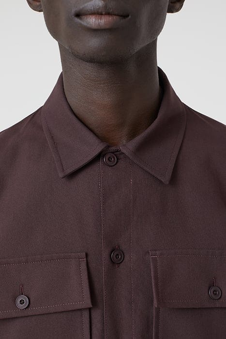 UTILITY SHIRT SHIRTS & BLOUSES FIG PURPLE 6