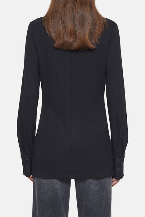 WAISTED BLOUSE SHIRTS & BLOUSES BLACK 2