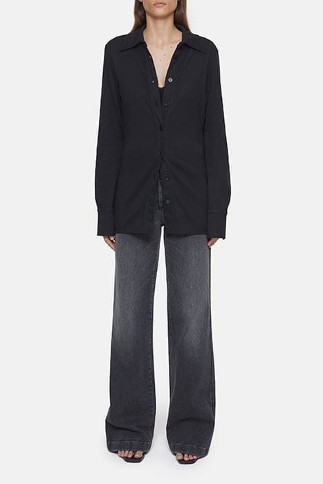 WAISTED BLOUSE SHIRTS & BLOUSES BLACK 3