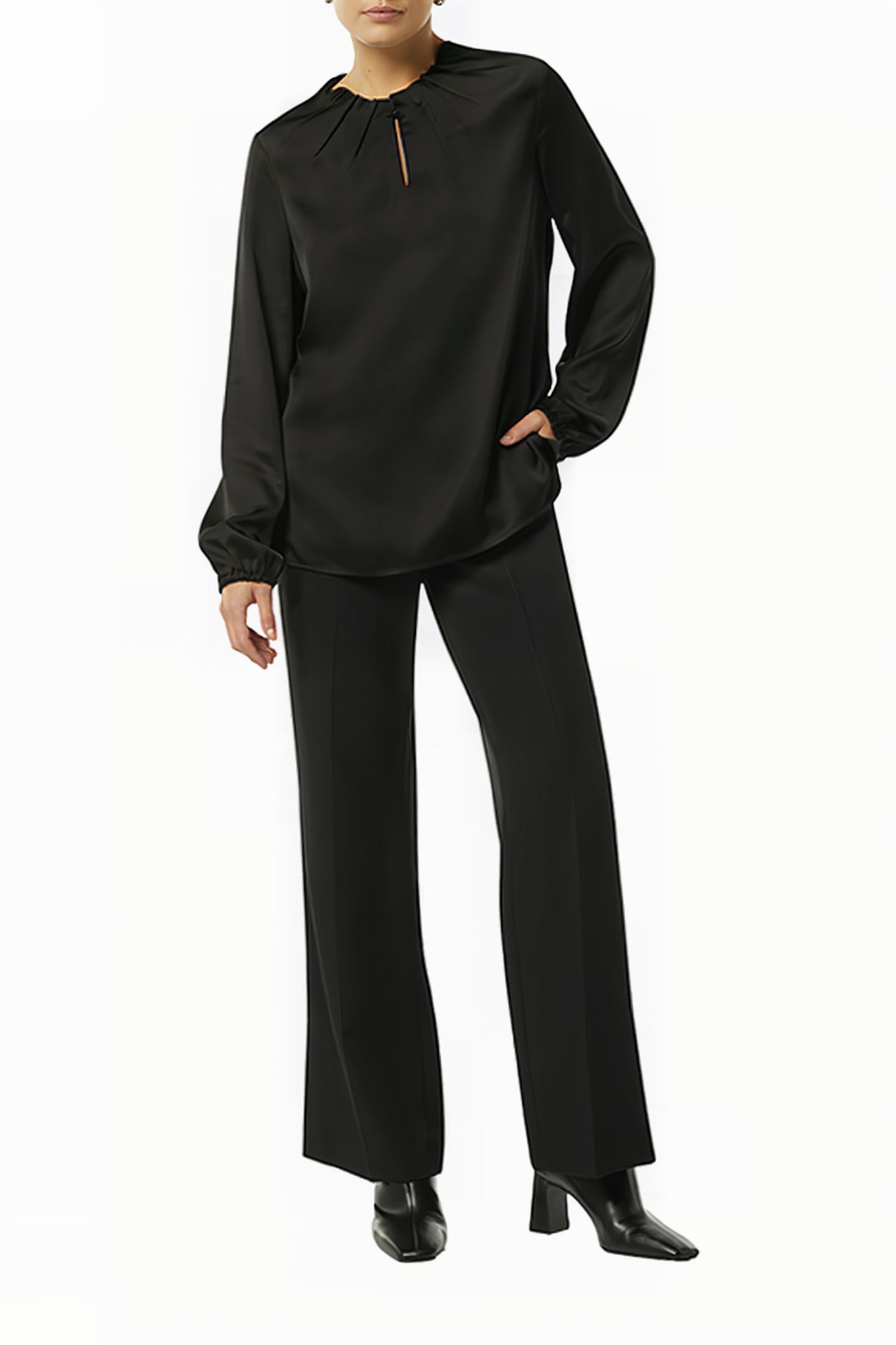 COMMA BLOUSES BLACK 2