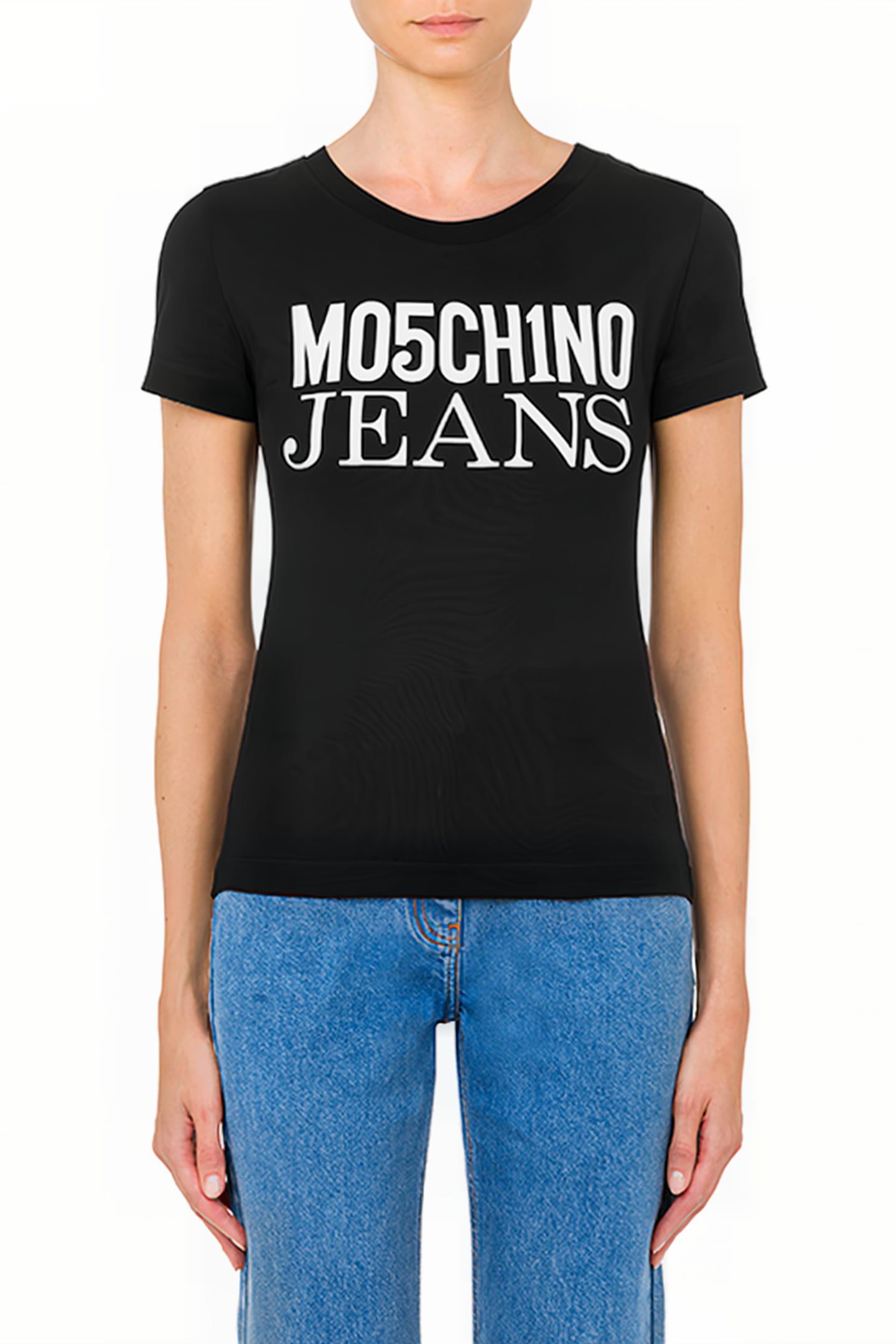 LOGO PRINT JERSEY T-SHIRT BLACK 1