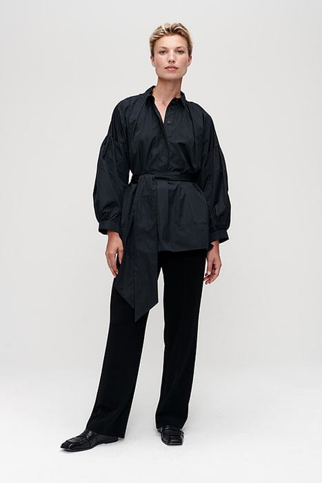 CORA RELAXED TAPERED PANTS BLACK 2