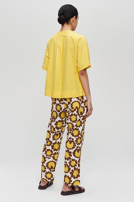BOXY ORGANIC COTTON TOP YELLOW 3