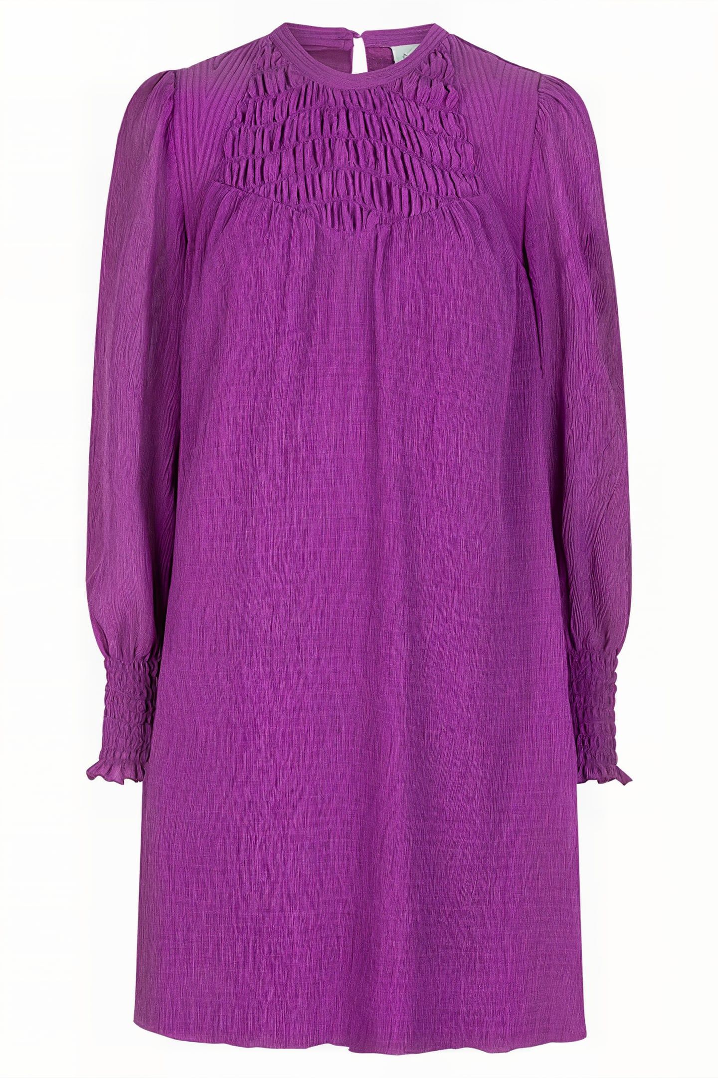 MERCURY SMOCKED MINI DRESS COSMIC VIOLET 3