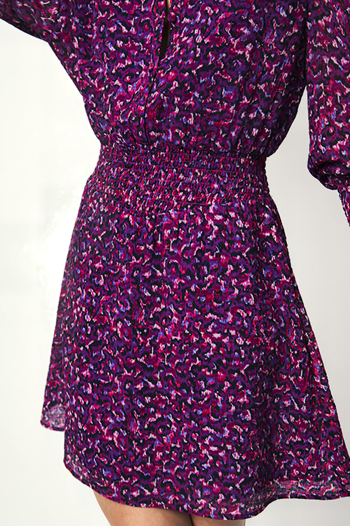GILSEN ELIN PRINTED MINI DRESS MULTICOLOUR 5