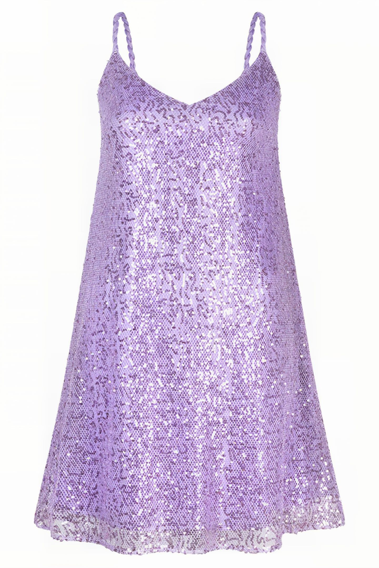 GLORIA SEQUINS DRESS SOFT VIOLET 3