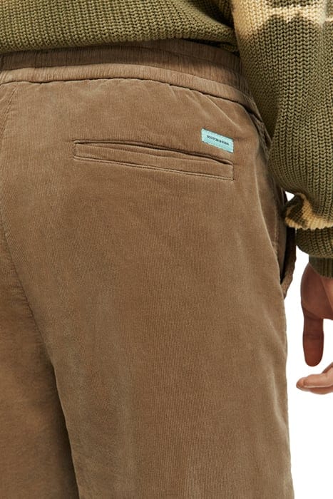 RELAXED-FIT SOFT CORDUROY SHORTS KHAKI 8