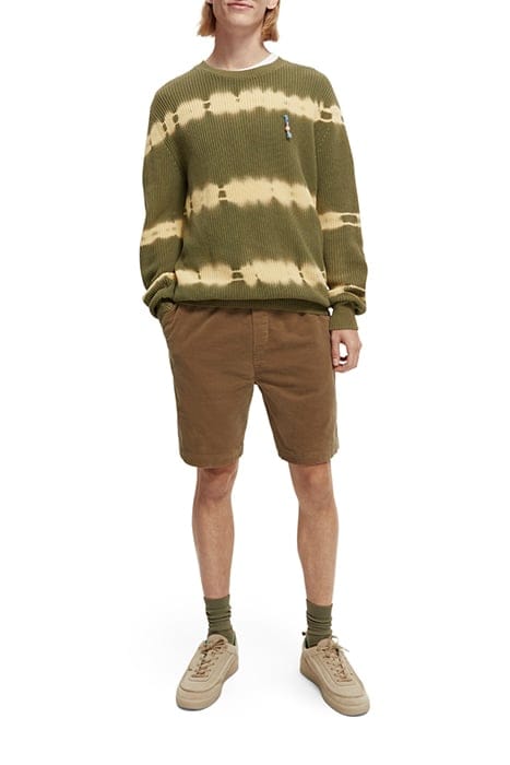 RELAXED-FIT SOFT CORDUROY SHORTS KHAKI 3