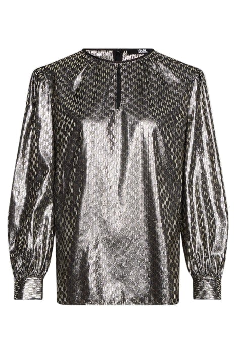 LUREX MONOGRAM SHIRT BLACK/GOLD MONOGRAM 4