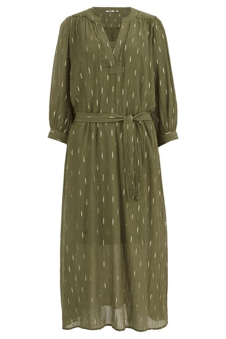 DRESS MID LENGTH OLIVE GREEN 3