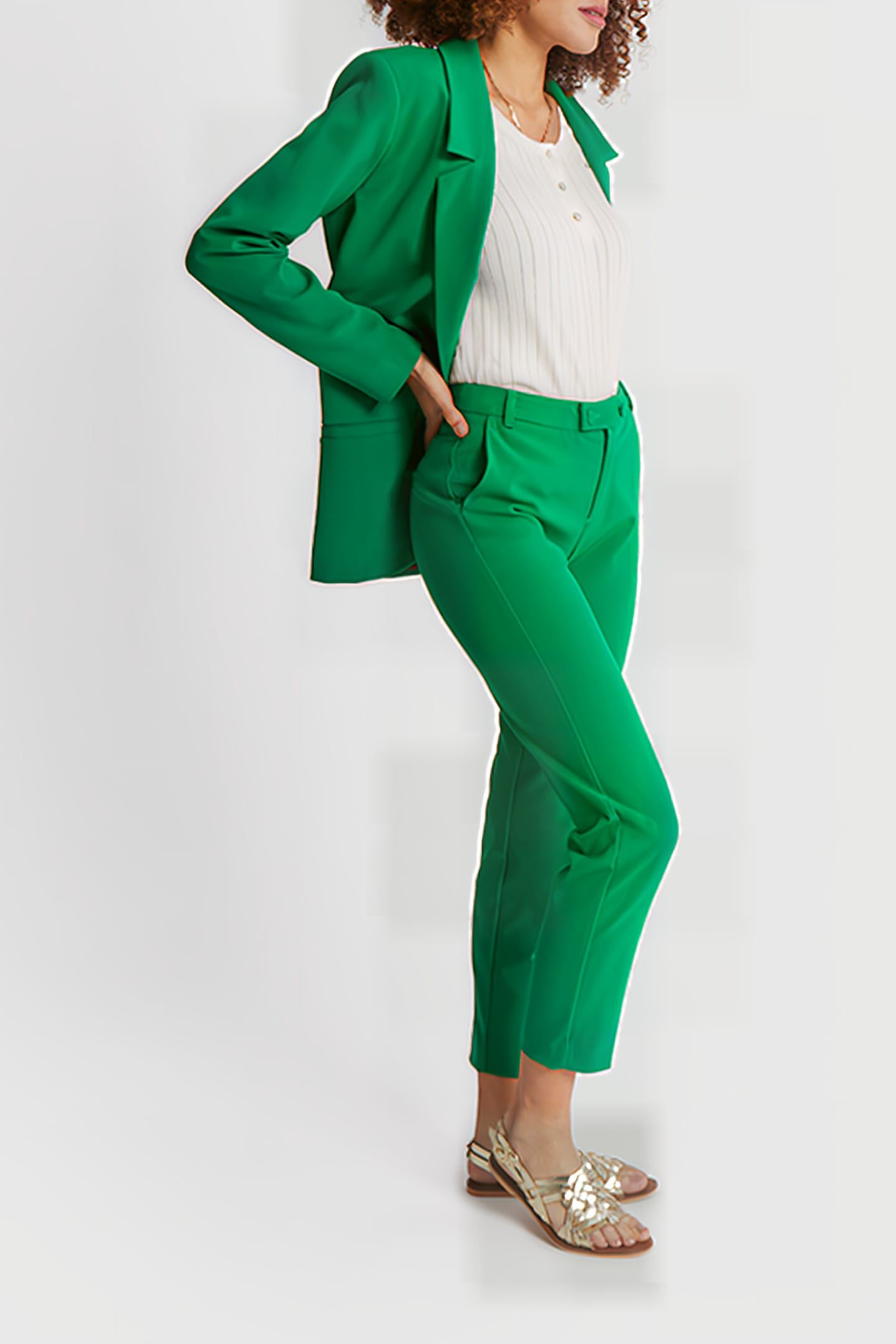 MEADOW GREEN SUIT TROUSERS 5
