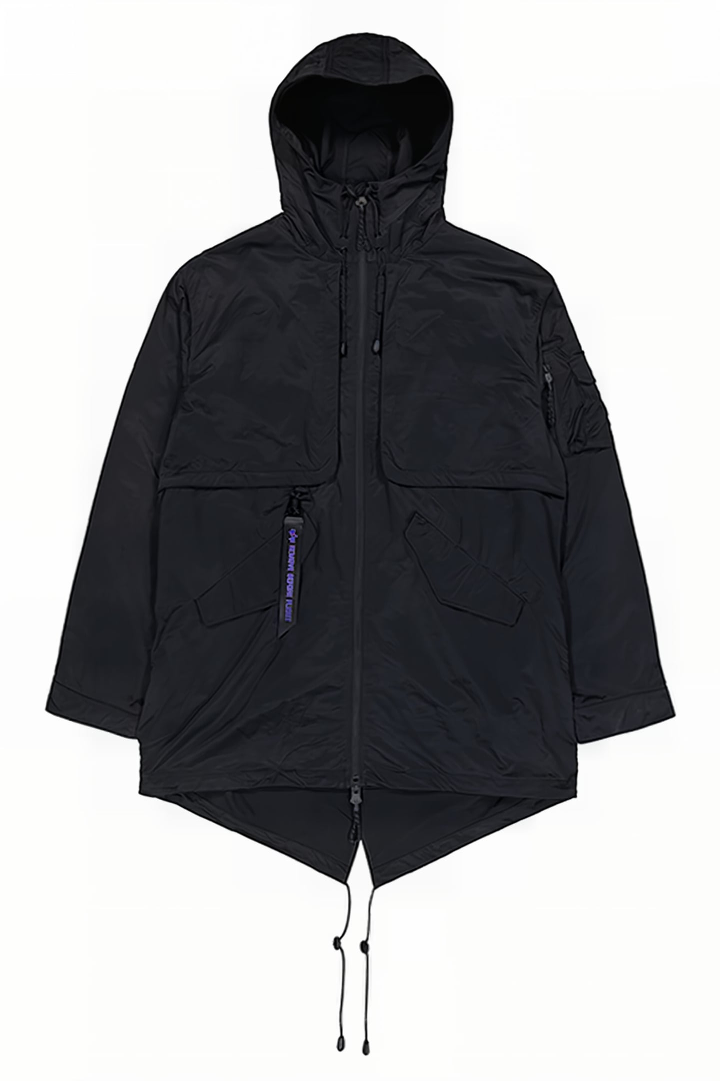 UTILITY FISHTAIL JACKET UV BLACK 3