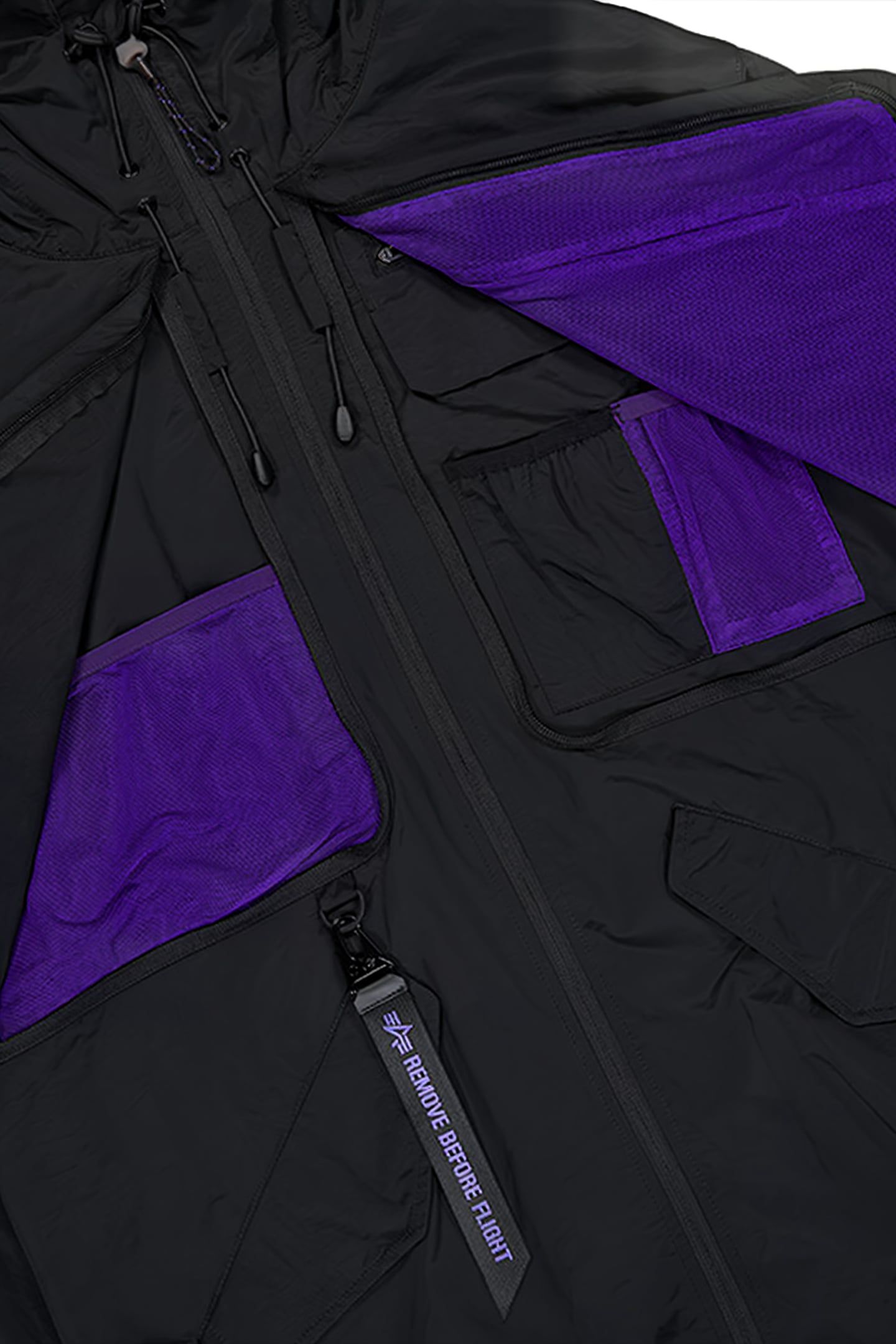 UTILITY FISHTAIL JACKET UV BLACK 5