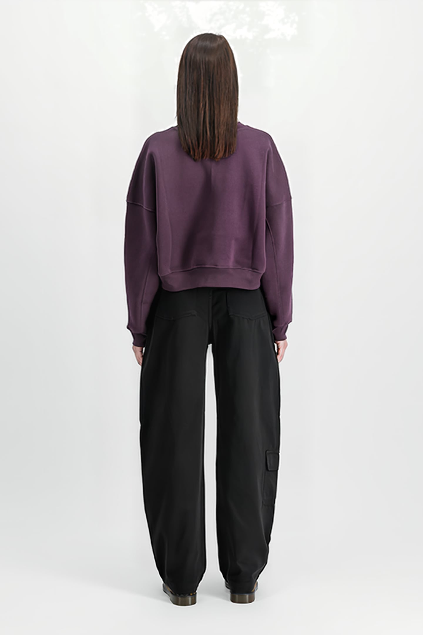 LOGO SWEATER PLUM 2