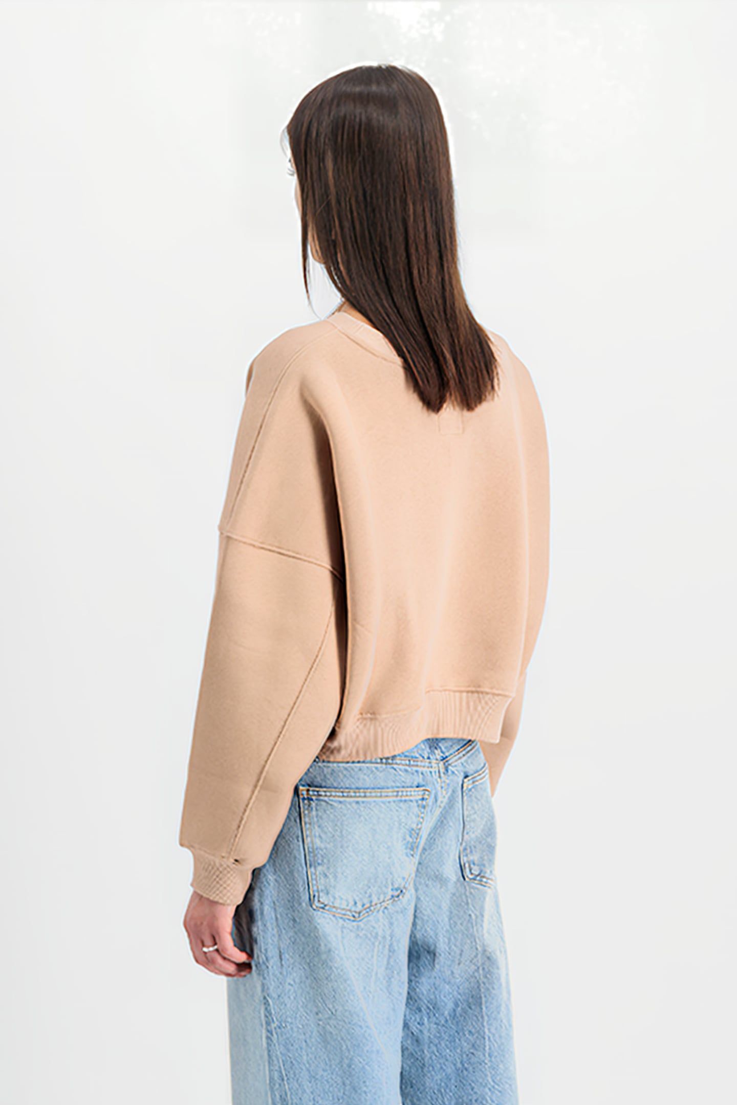 LOGO SWEATER DUSTY CORAL 6