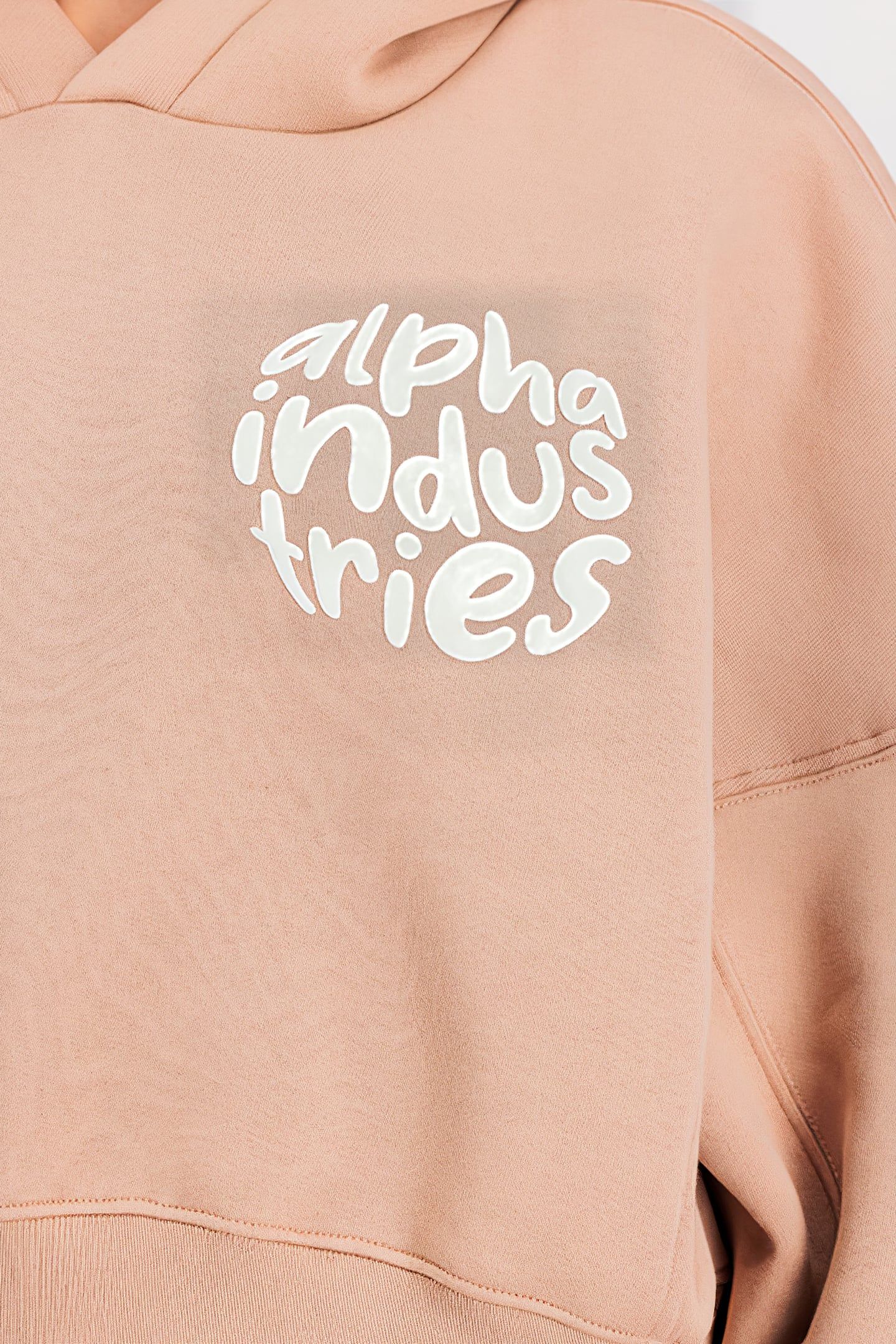 LOGO HOODIE DUSTY CORAL 7
