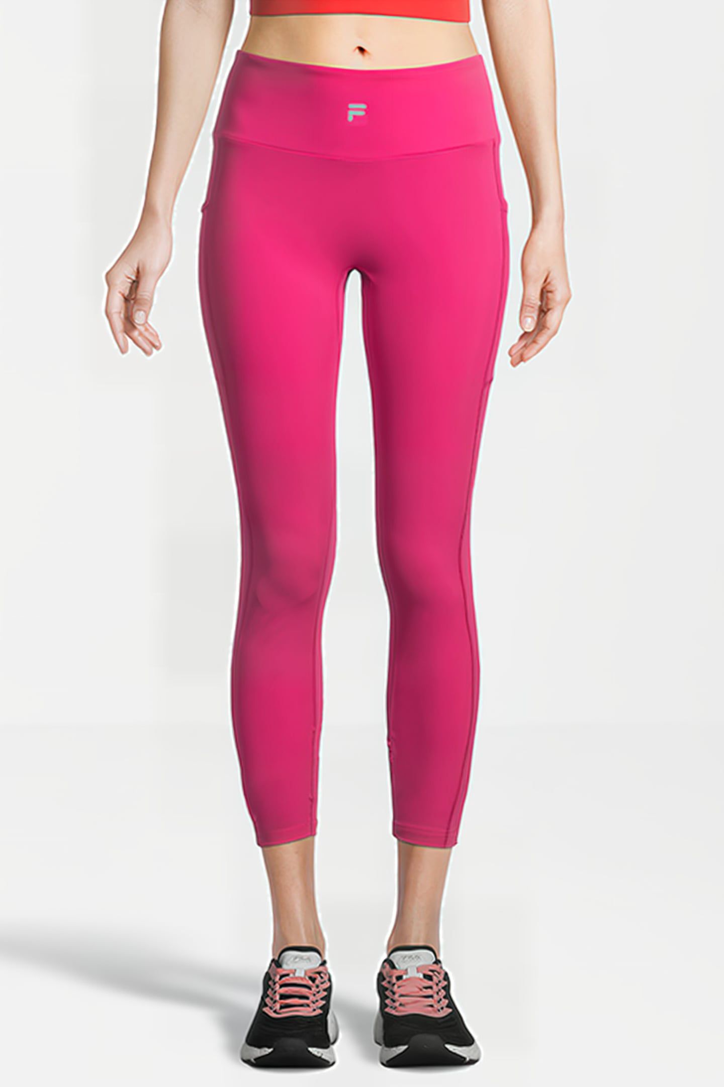 RAGA HIGH WAIST 7/8 TIGHTS PINK YARROW 1