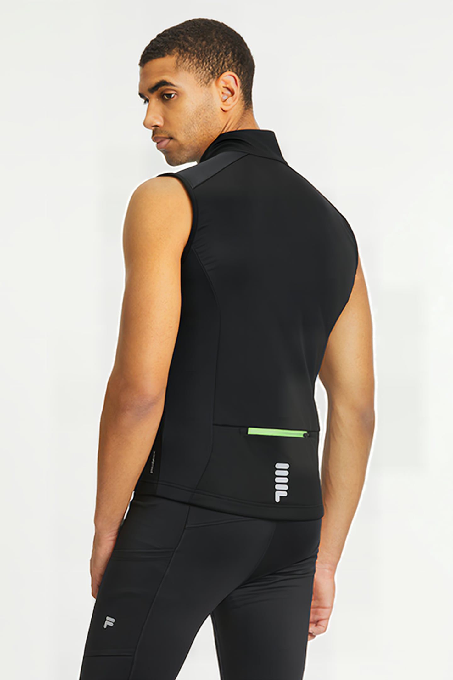 RIALTO WINDSTOPPER RUNNING VEST BLACK 2