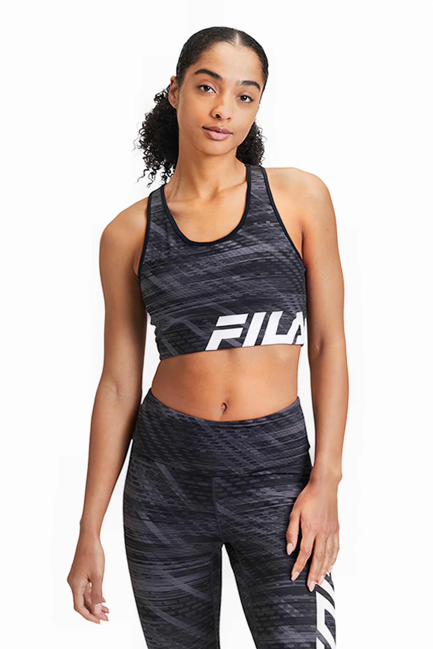 TRESCINE AOP BRA GREY URBAN JUNGLE 1