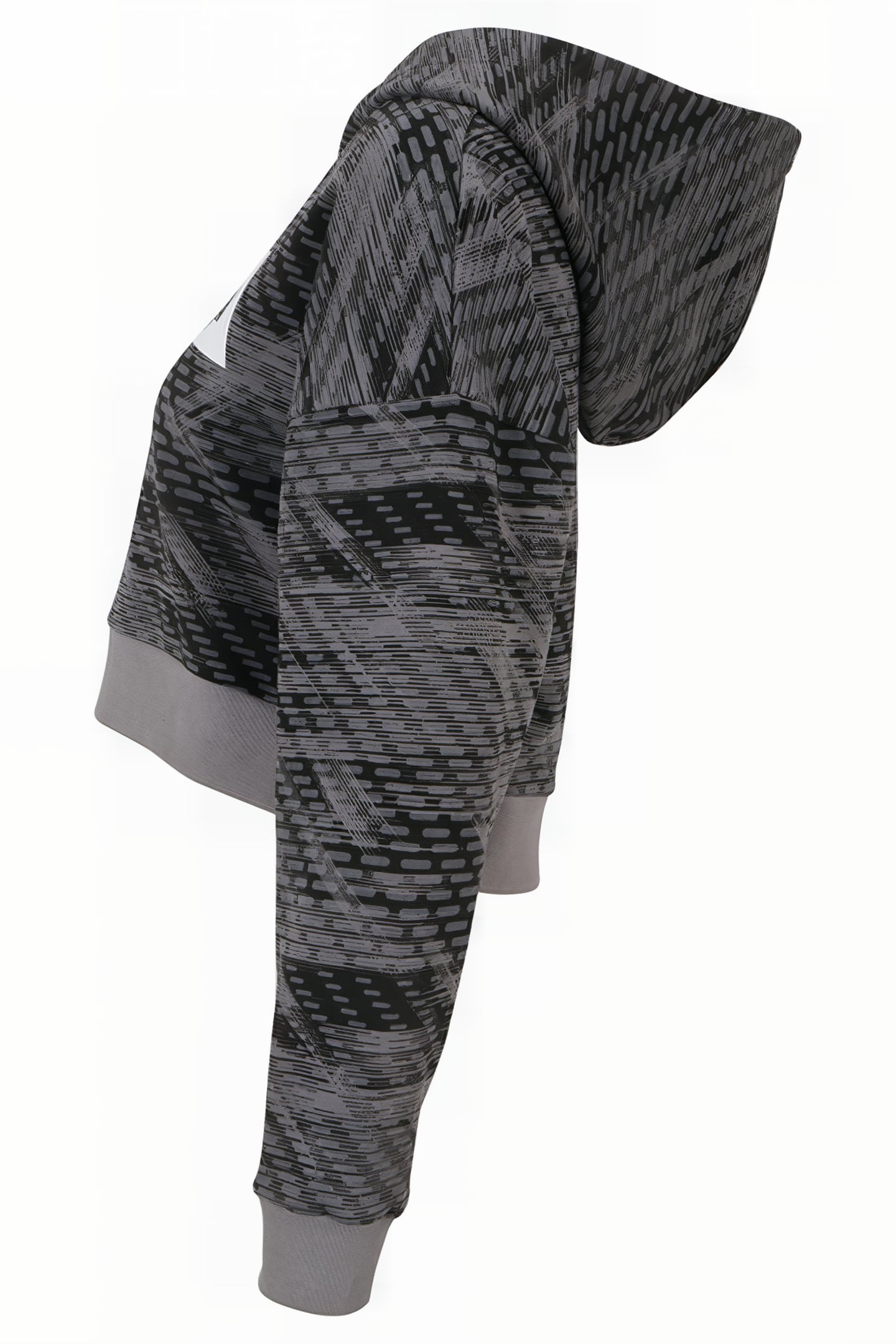 TERRALBA AOP CROPPED HOODY GREY URBAN JUNGLE 6
