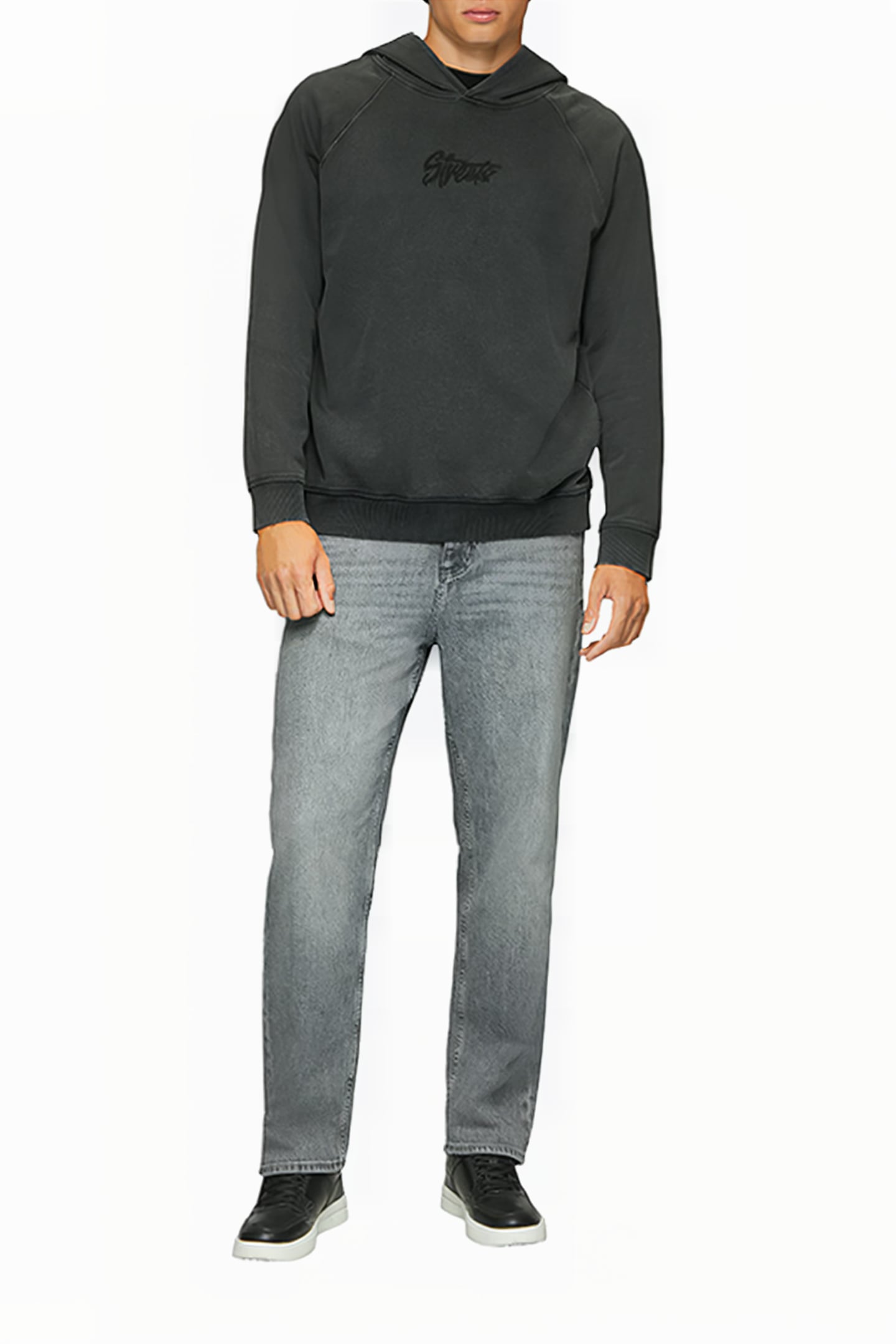 S.OLIVER-QS SWEATSHIRTS GREY/BLACK 2