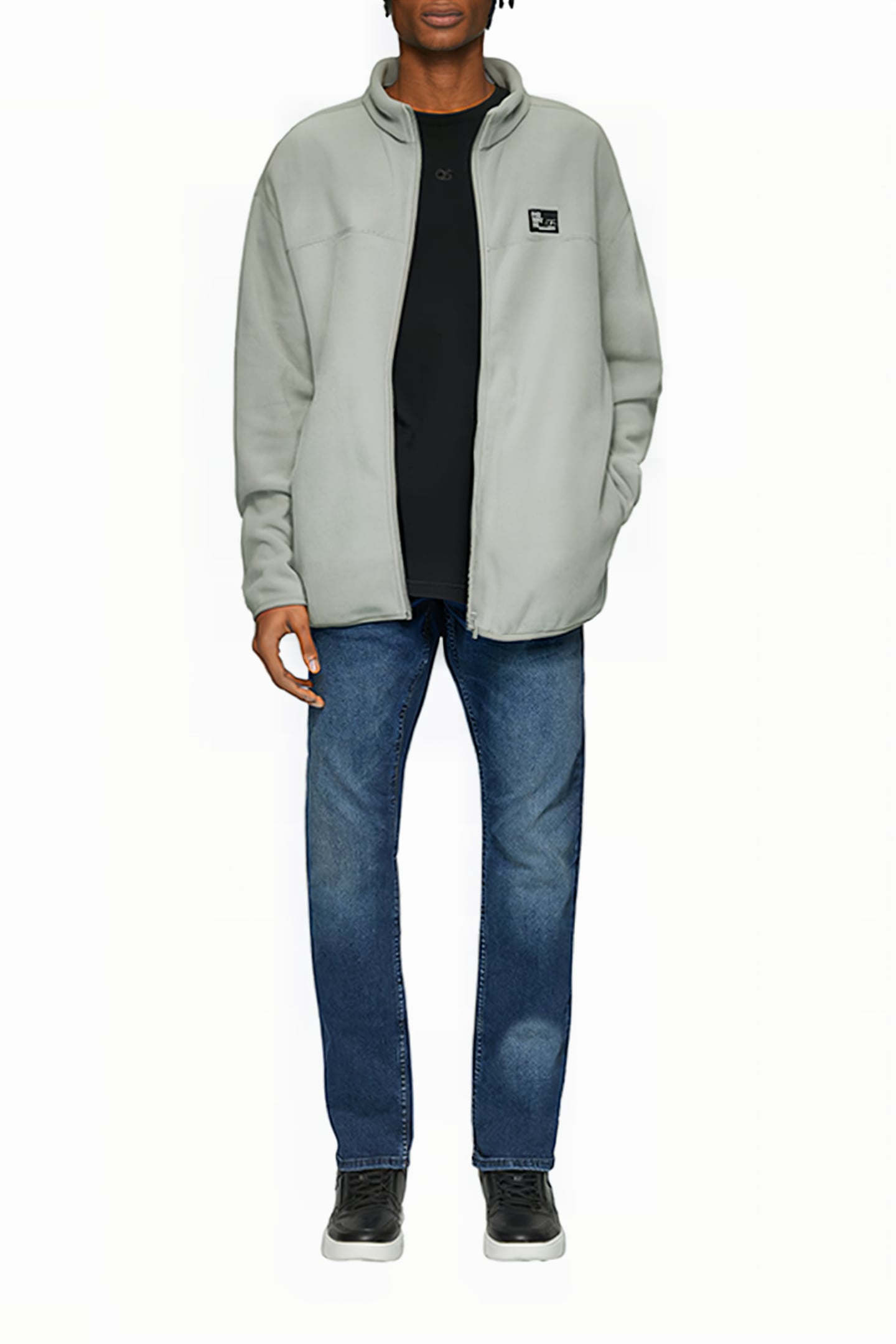 S.OLIVER-QS SWEATSHIRTS GREY-LIGHT 1