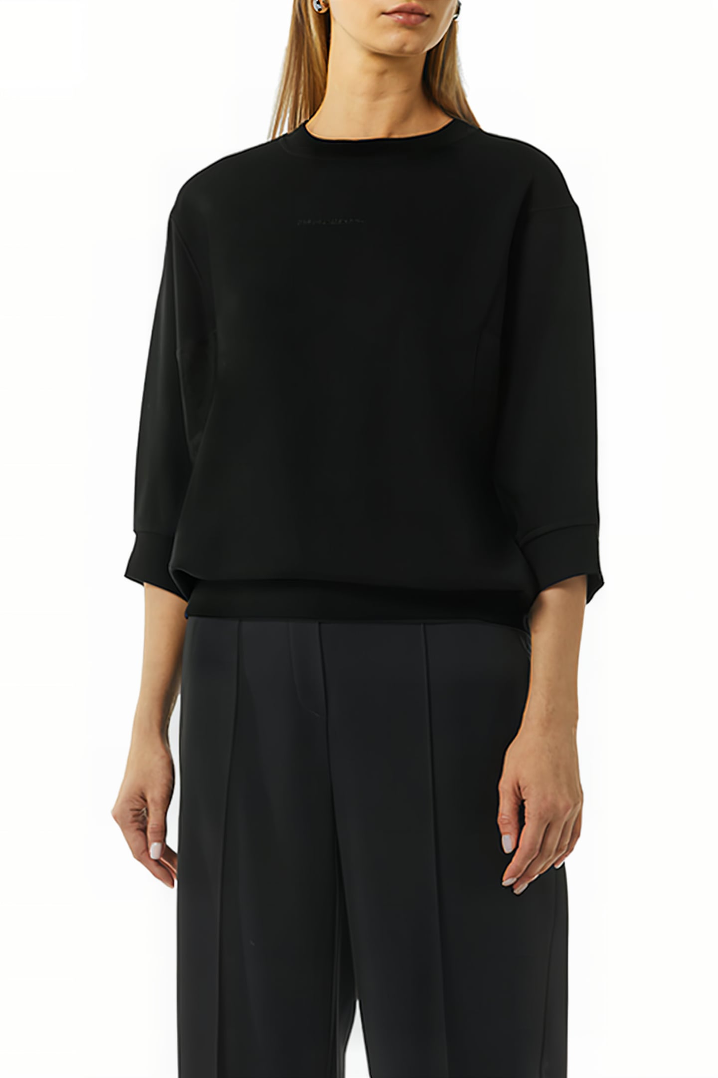COMMA SWEATSHIRTS BLACK 1