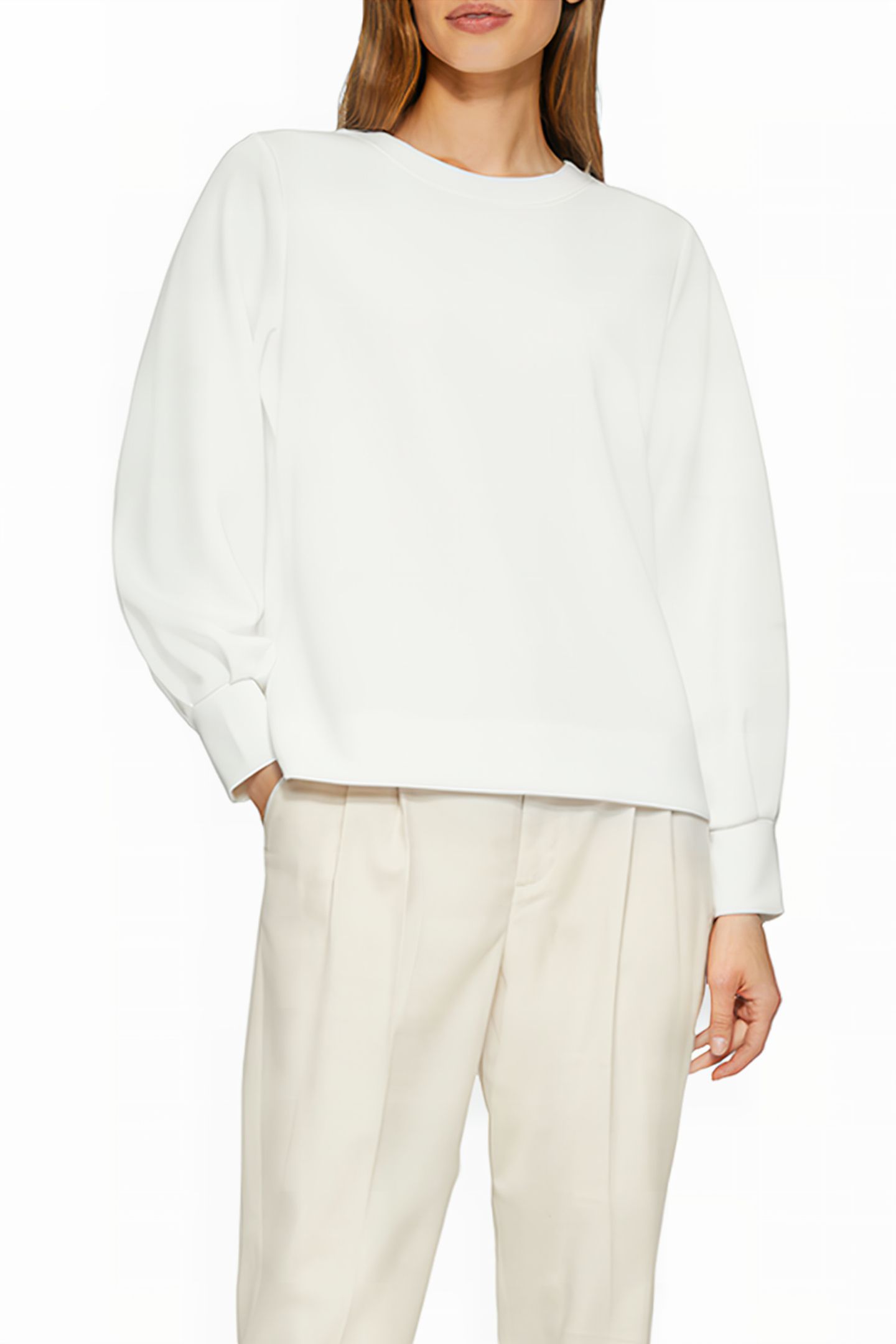 S.OLIVER SWEATSHIRTS OFF WHITE 1