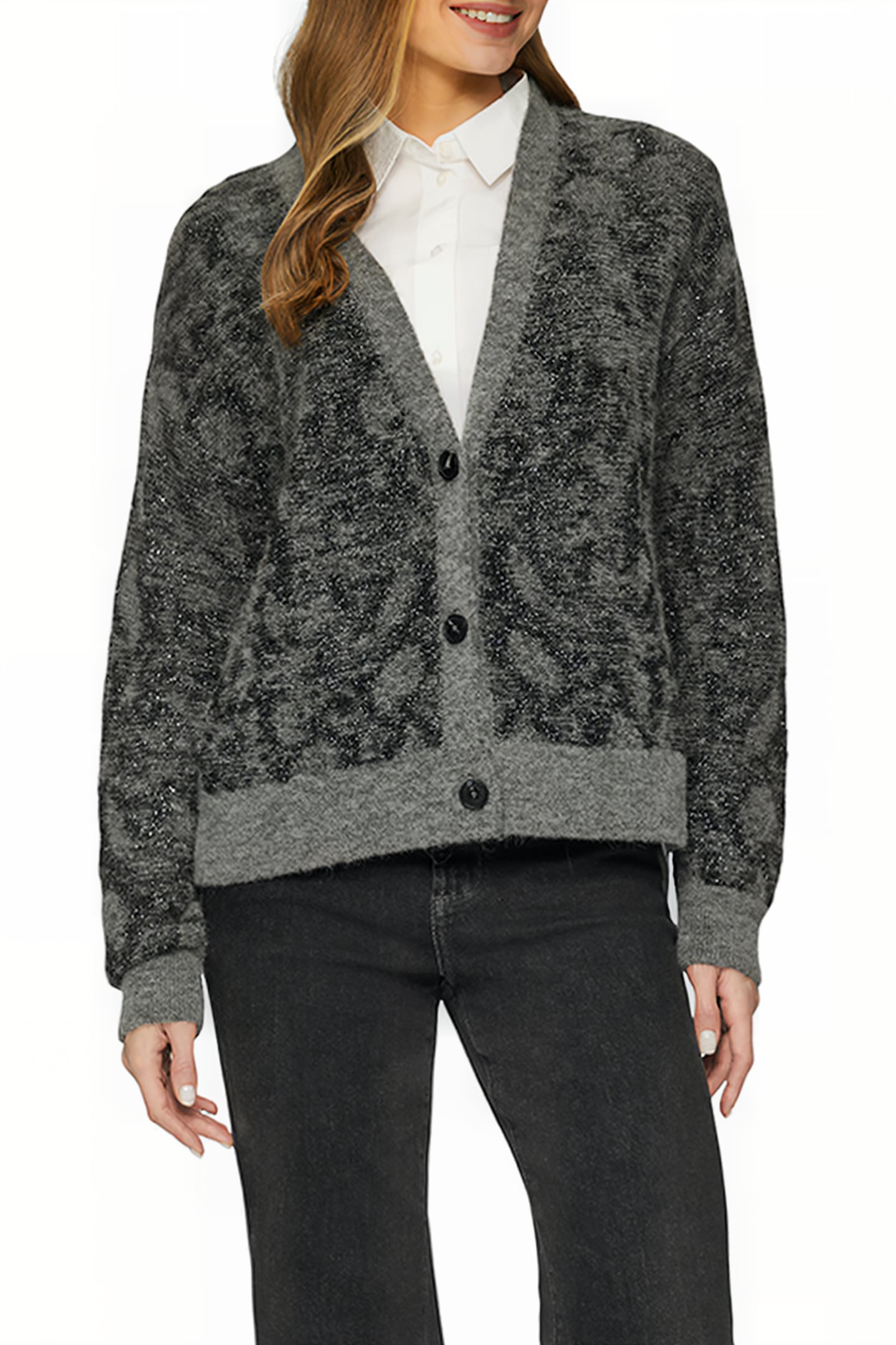 S.OLIVER PULLOVER GREY/BLACK 1