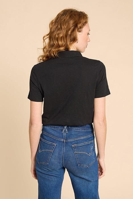 PENNY POCKET JERSEY SHIRT PURE BLACK 2