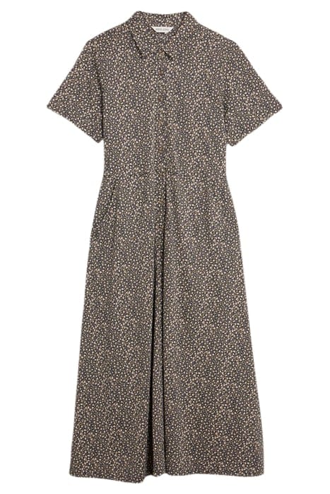 RUA JERSEY SHIRT DRESS BLACK PRINT 3